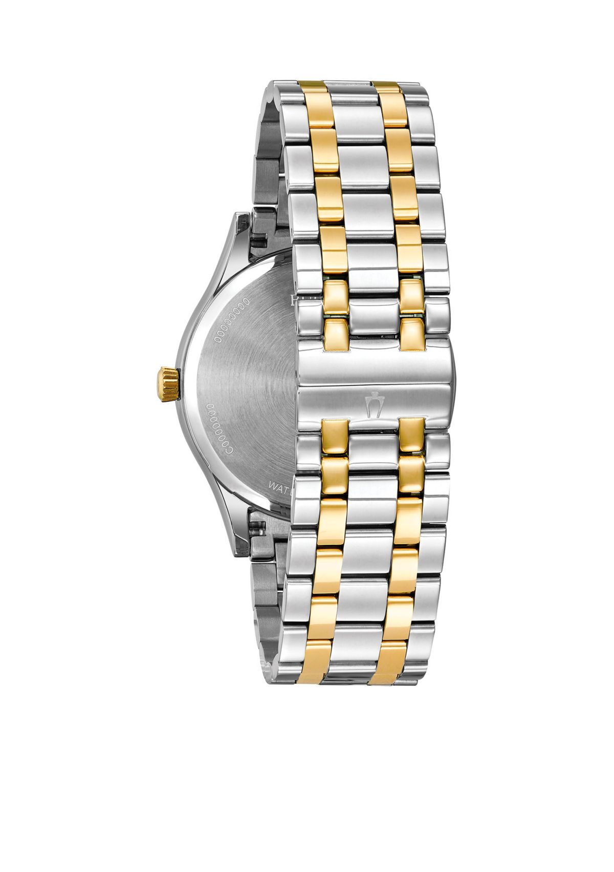Mens Two-Tone Diamond Watch