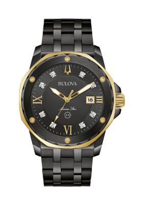 Bulova Men's Marine Star Diamond Two-Tone Stainless Steel Marine Watch