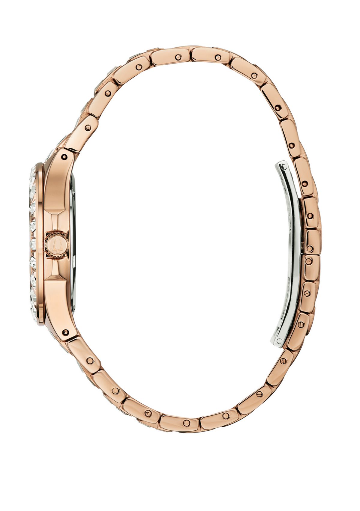 Womens Phantom Baguette Rose Gold Watch