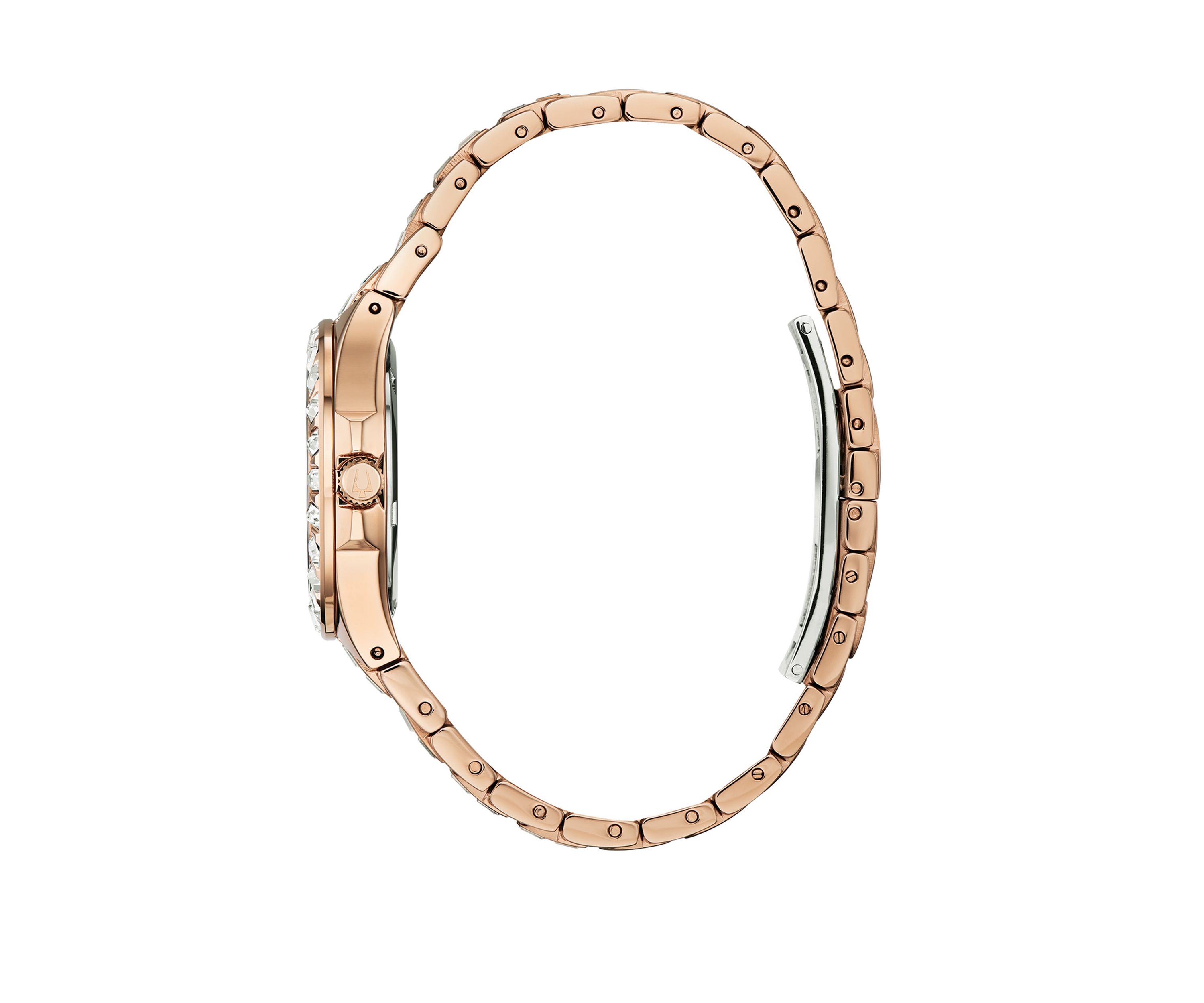 Womens Phantom Baguette Rose Gold Watch