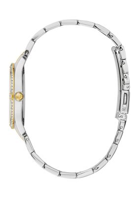 Ladies Classic Crystal Two-Tone Bracelet Watch 32mm