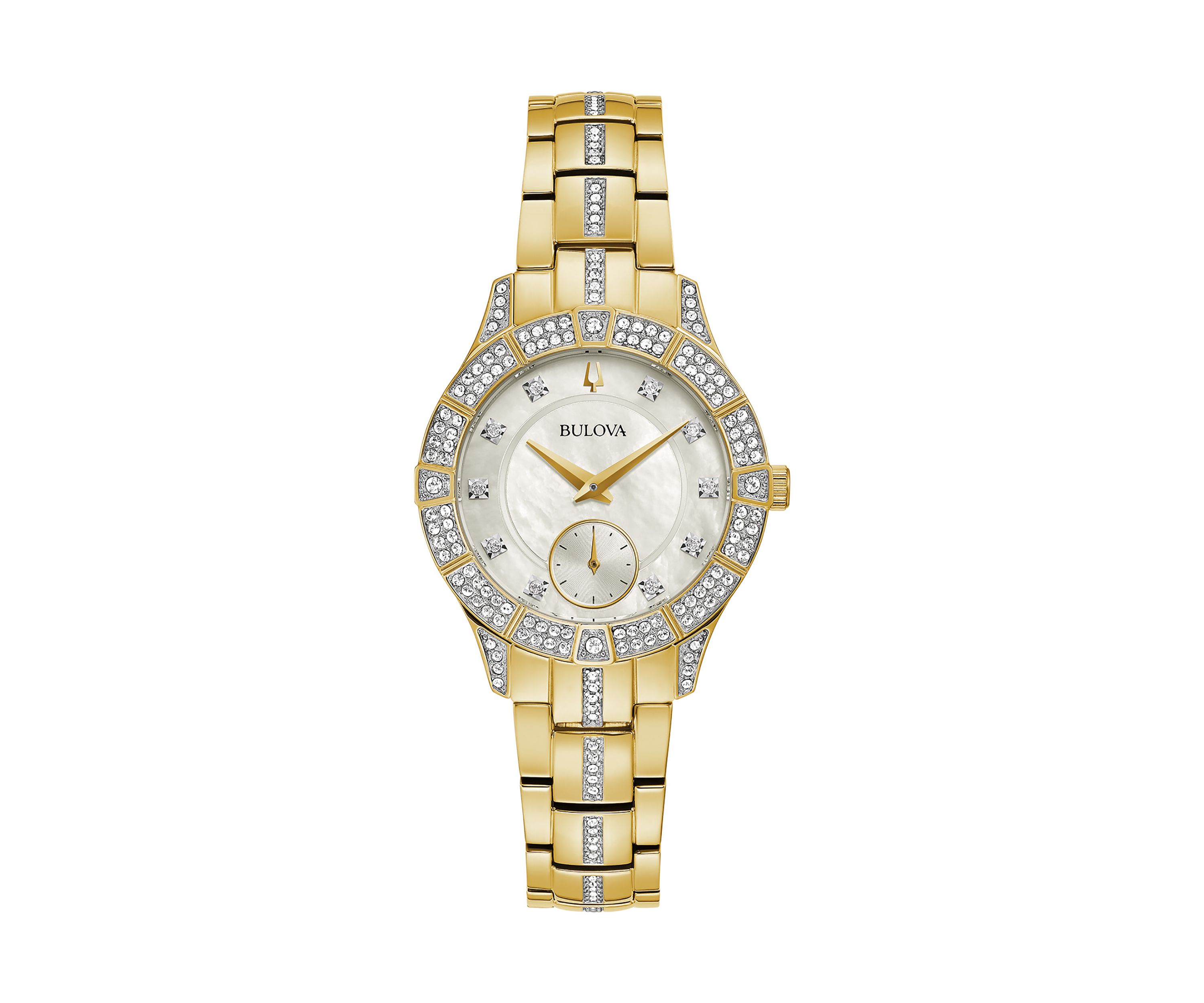 	  Stainless Steel Swarovski® Dial Bracelet Watch 