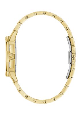 Women's Crystal Octava Gold-tone Stainless Steel Bracelet Watch, 36 Millimeter