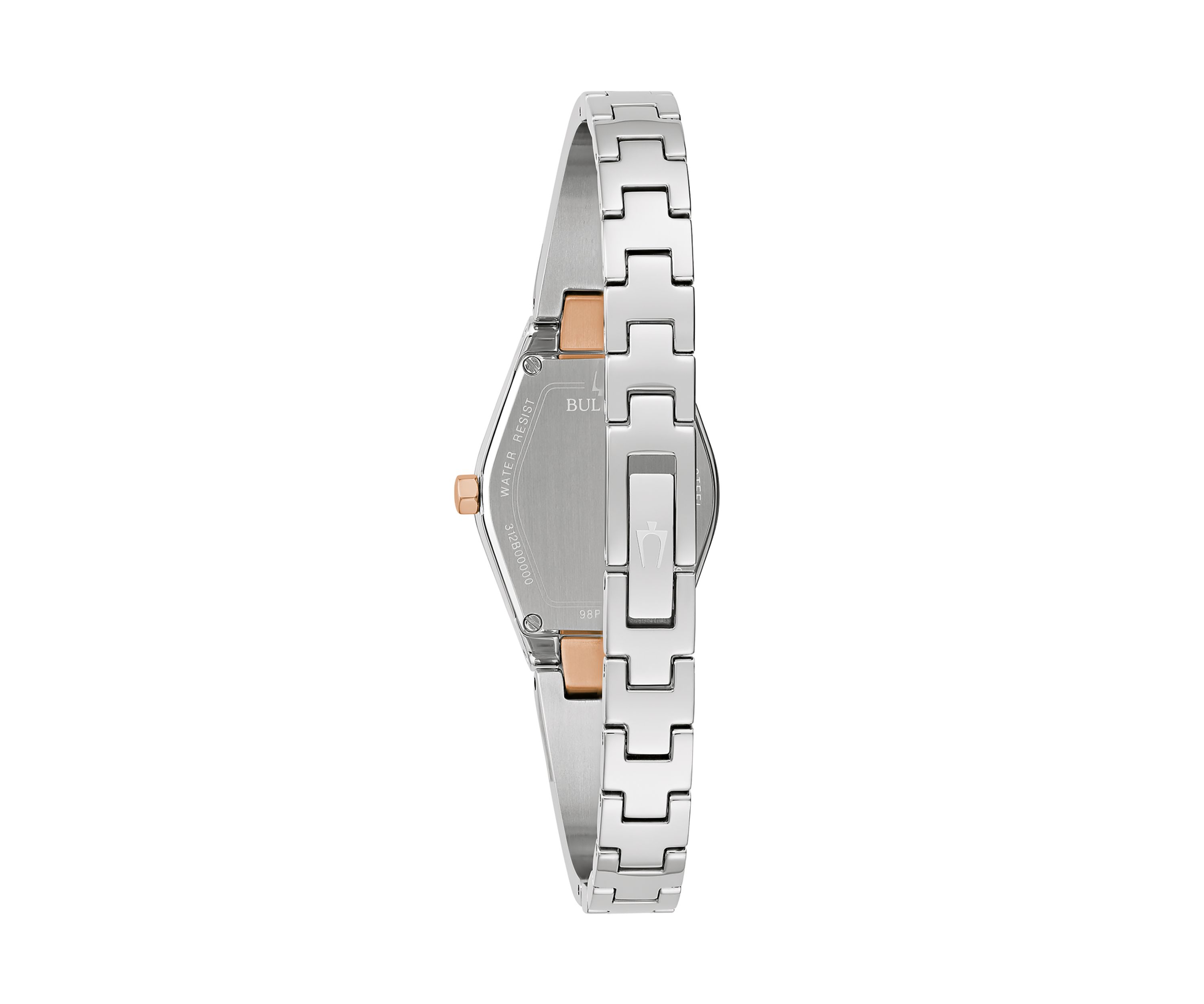 Womens Modern Gemini Two Tone Stainless Steel Bangle Watch - 22.5 Millimeter