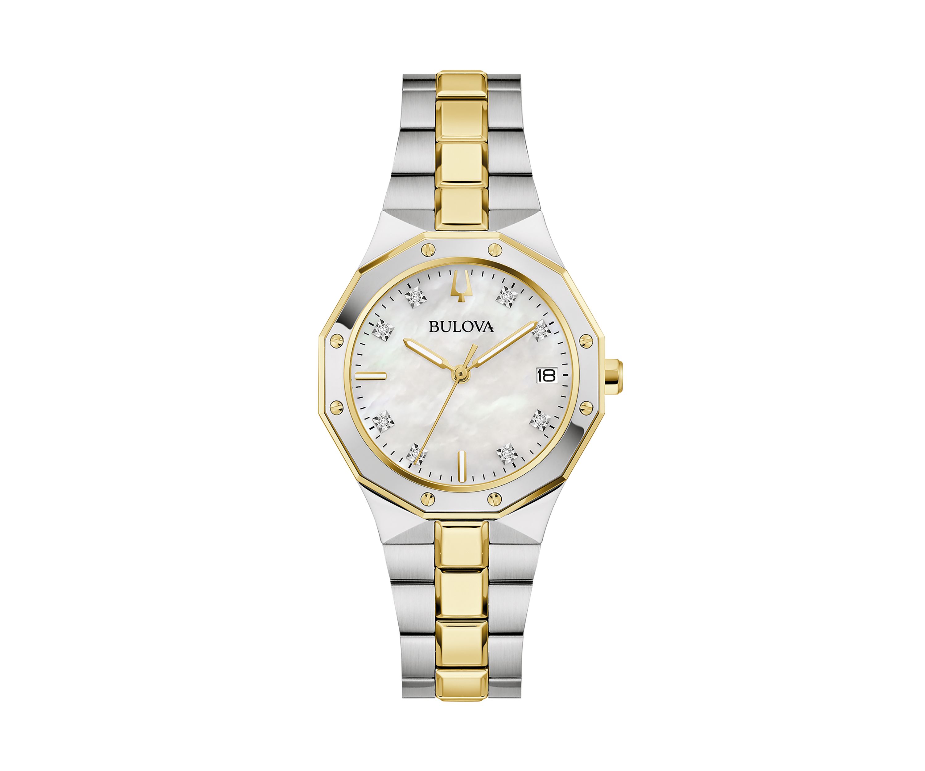 Womens 32 Millimeter Classic Prestige Two-Tone Bracelet Watch