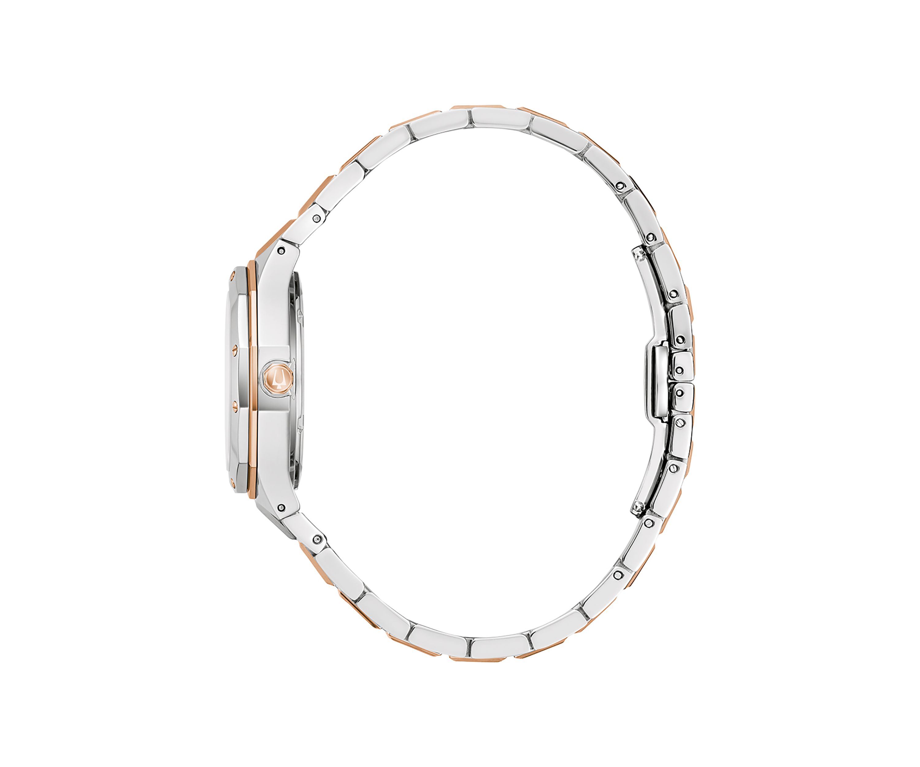 Bulova Ladies Classic Prestige Two-Tone Bracelet Watch, 32 Millimeter 