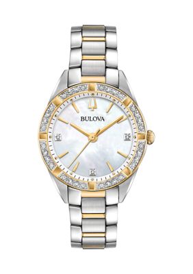 Bulova Ladies Sutton Diamond Dial Watch