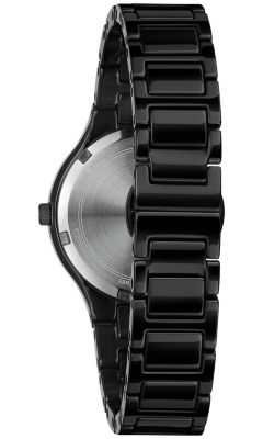 Women's Modern Millenia Diamond Black Ceramic Bracelet Watch, 31.5mm