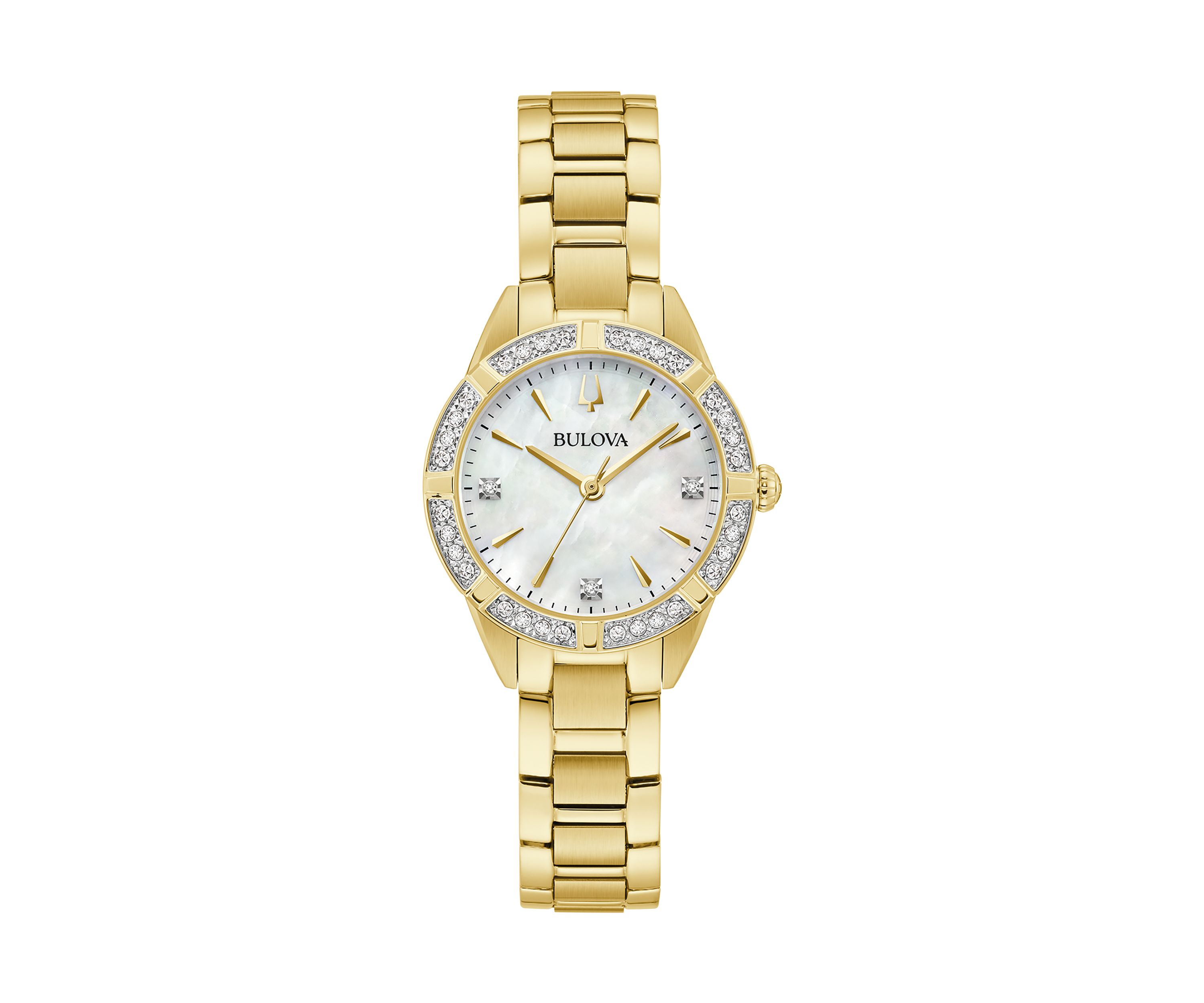 Womens 28 Millimeter Classic Sutton Gold-Tone Bracelet Watch 