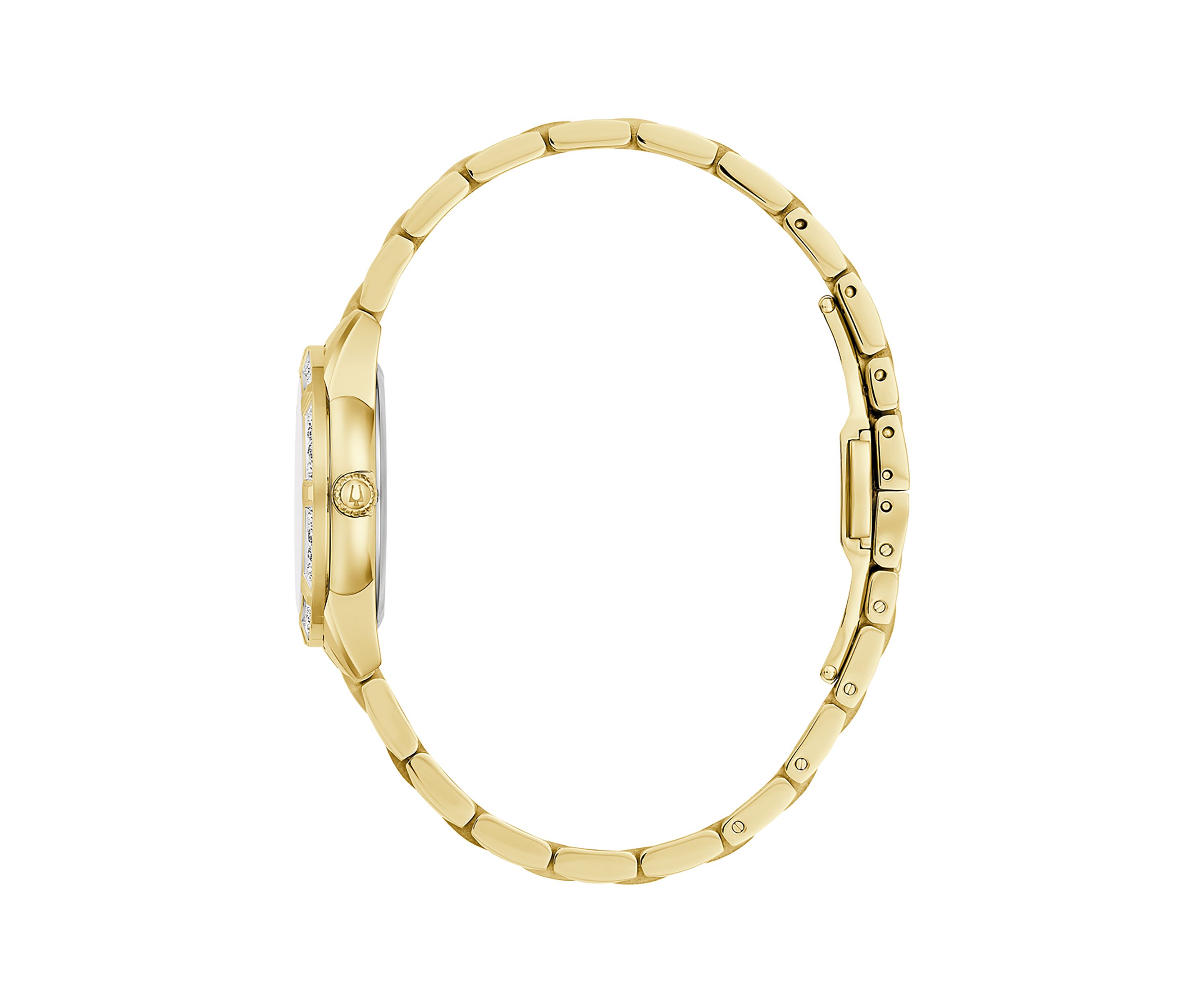 Womens 28 Millimeter Classic Sutton Gold-Tone Bracelet Watch 