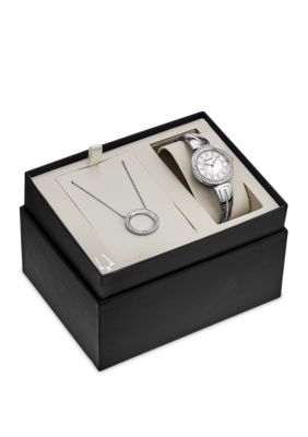 Boxed Set with Crystal Watch and Pendant