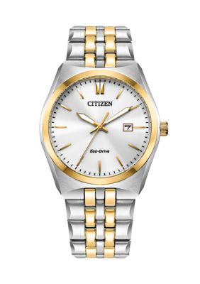 CITIZEN Eco-Drive Men's Corso Two Tone Stainless Steel Bracelet Watch - 40 Millimeter