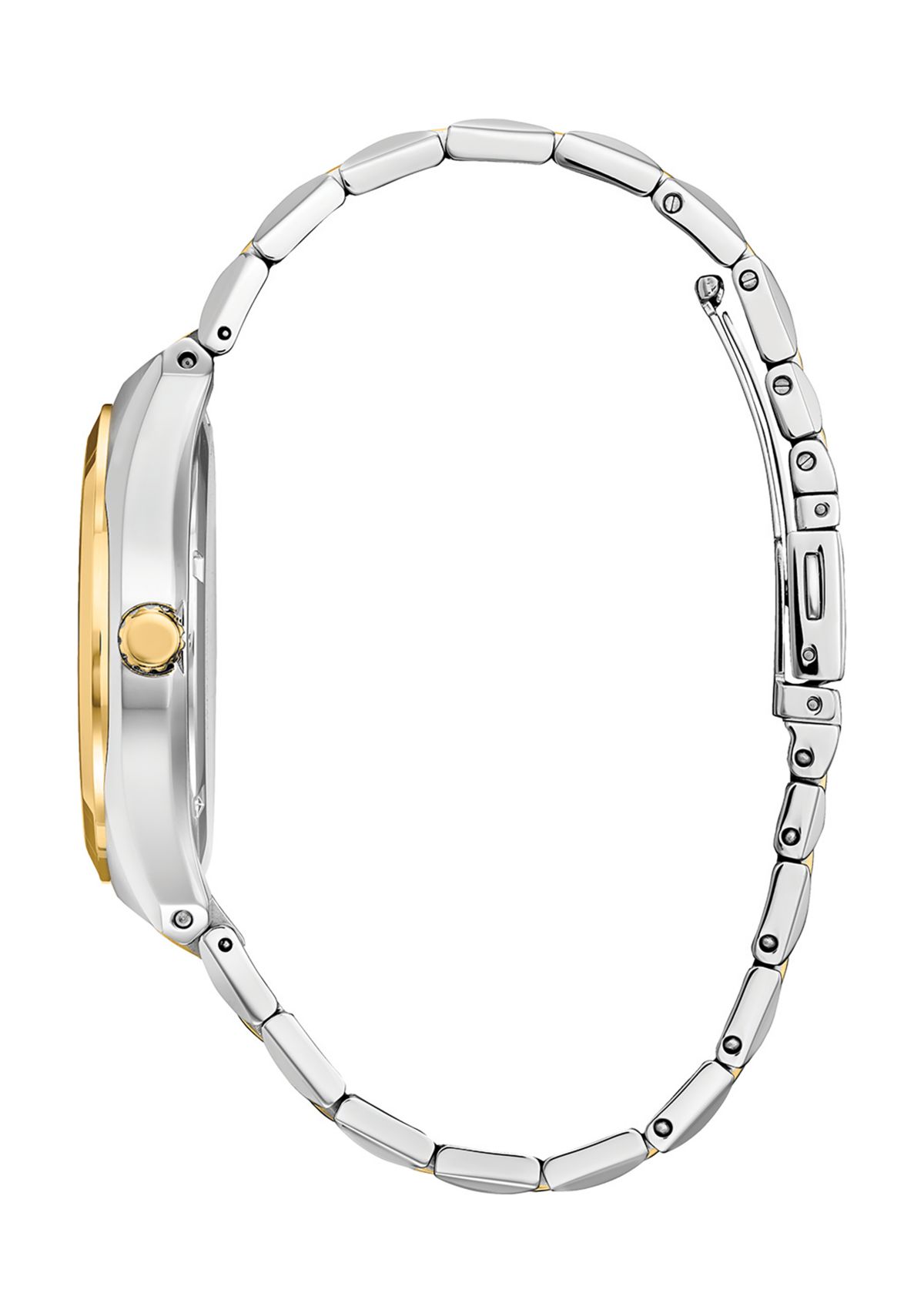 Eco-Drive Mens Corso Two Tone Stainless Steel Bracelet Watch - 40 Millimeter