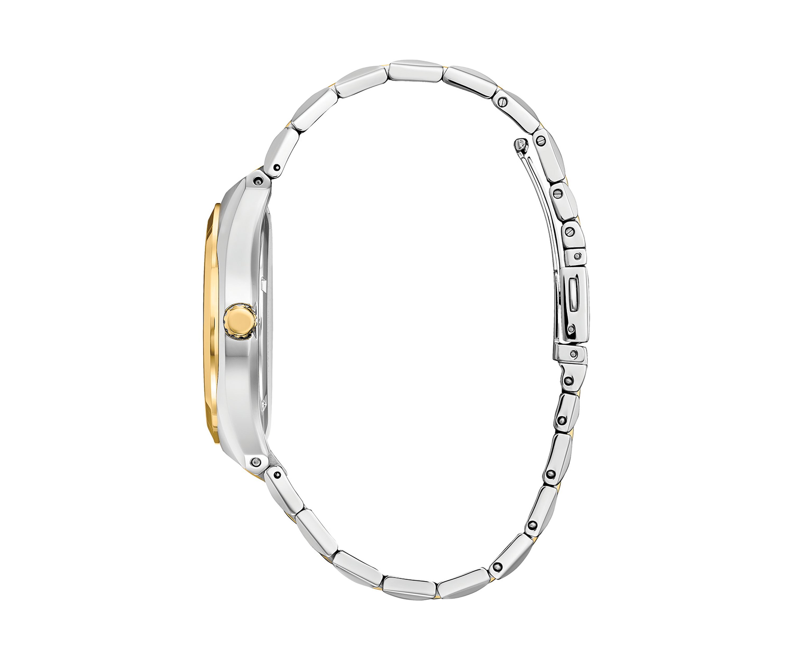 Eco-Drive Mens Corso Two Tone Stainless Steel Bracelet Watch - 40 Millimeter