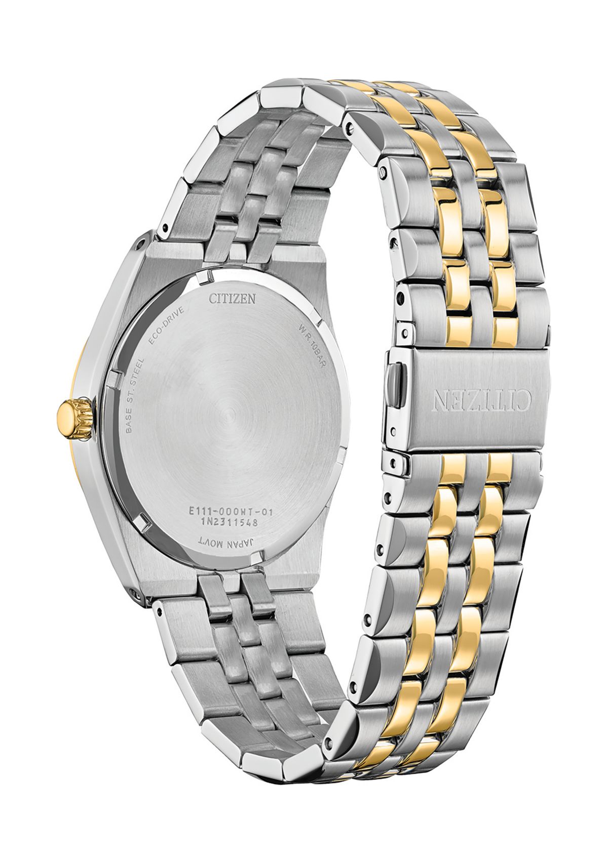 Eco-Drive Mens Corso Two Tone Stainless Steel Bracelet Watch - 40 Millimeter
