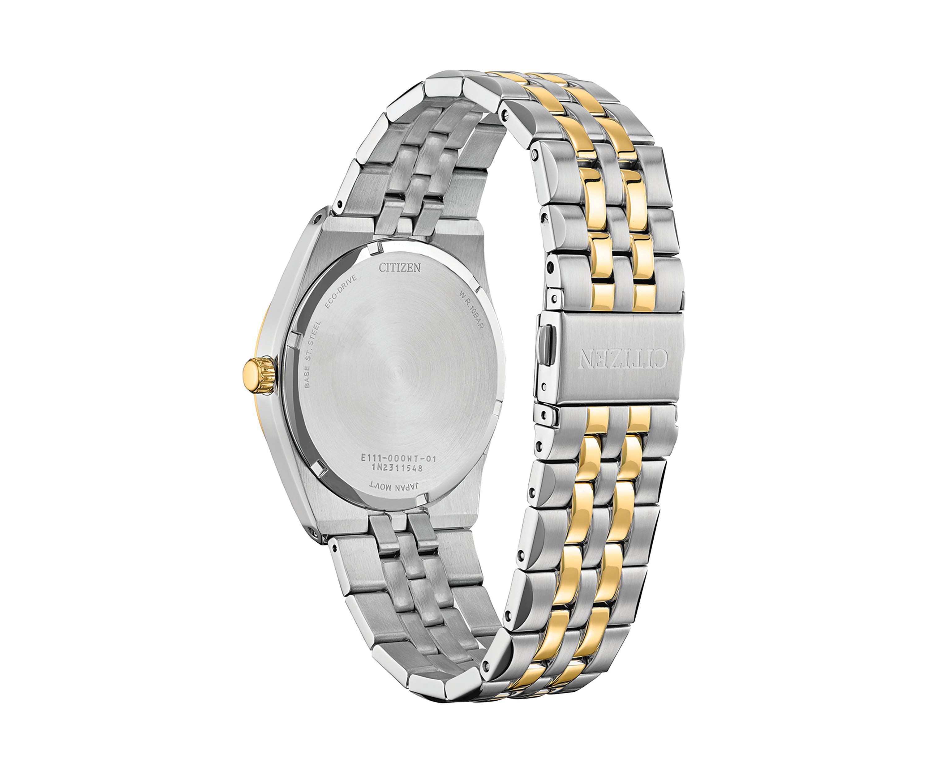 Eco-Drive Mens Corso Two Tone Stainless Steel Bracelet Watch - 40 Millimeter