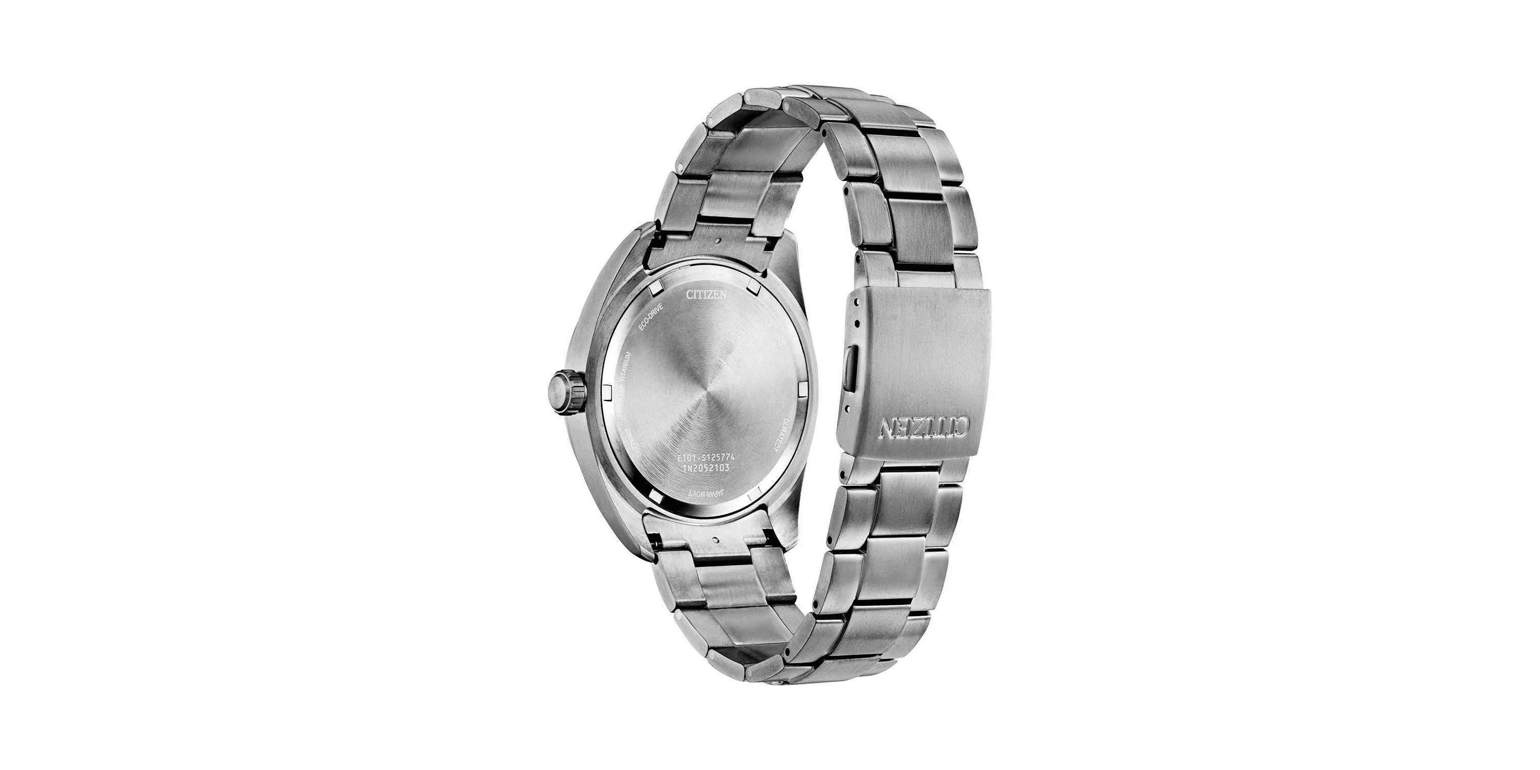 Citizen Eco-Drive Mens Garrison Silver-tone Super Titanium™ Bracelet Watch, 42mm