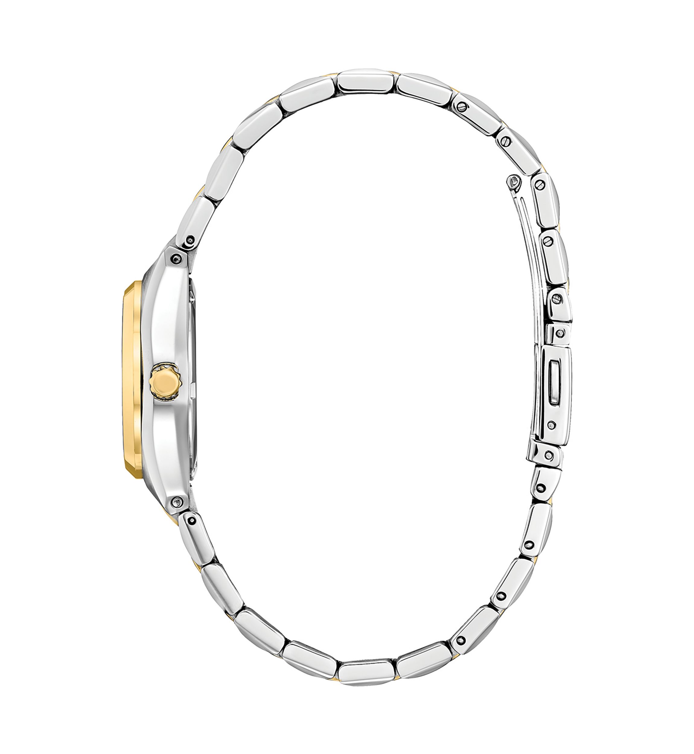 Eco-Drive Womens Corso Two Tone Stainless Steel Bracelet Watch - 28 Millimeter