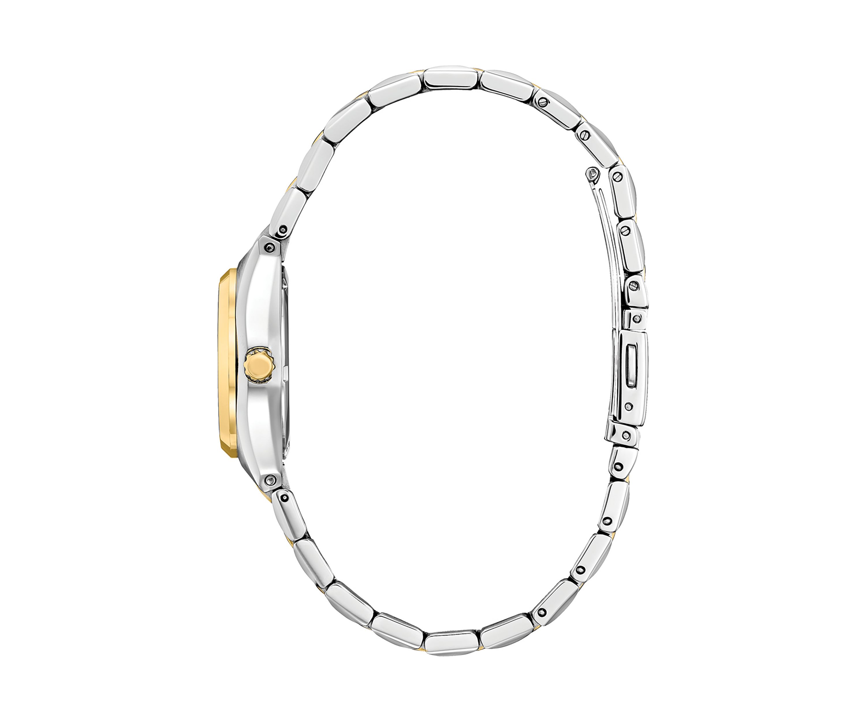 Eco-Drive Womens Corso Two Tone Stainless Steel Bracelet Watch - 28 Millimeter