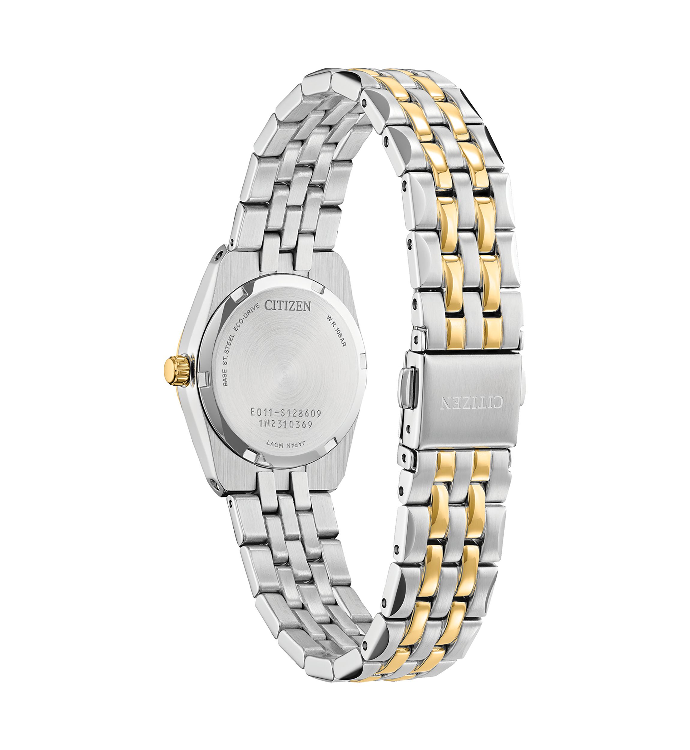 Eco-Drive Womens Corso Two Tone Stainless Steel Bracelet Watch - 28 Millimeter
