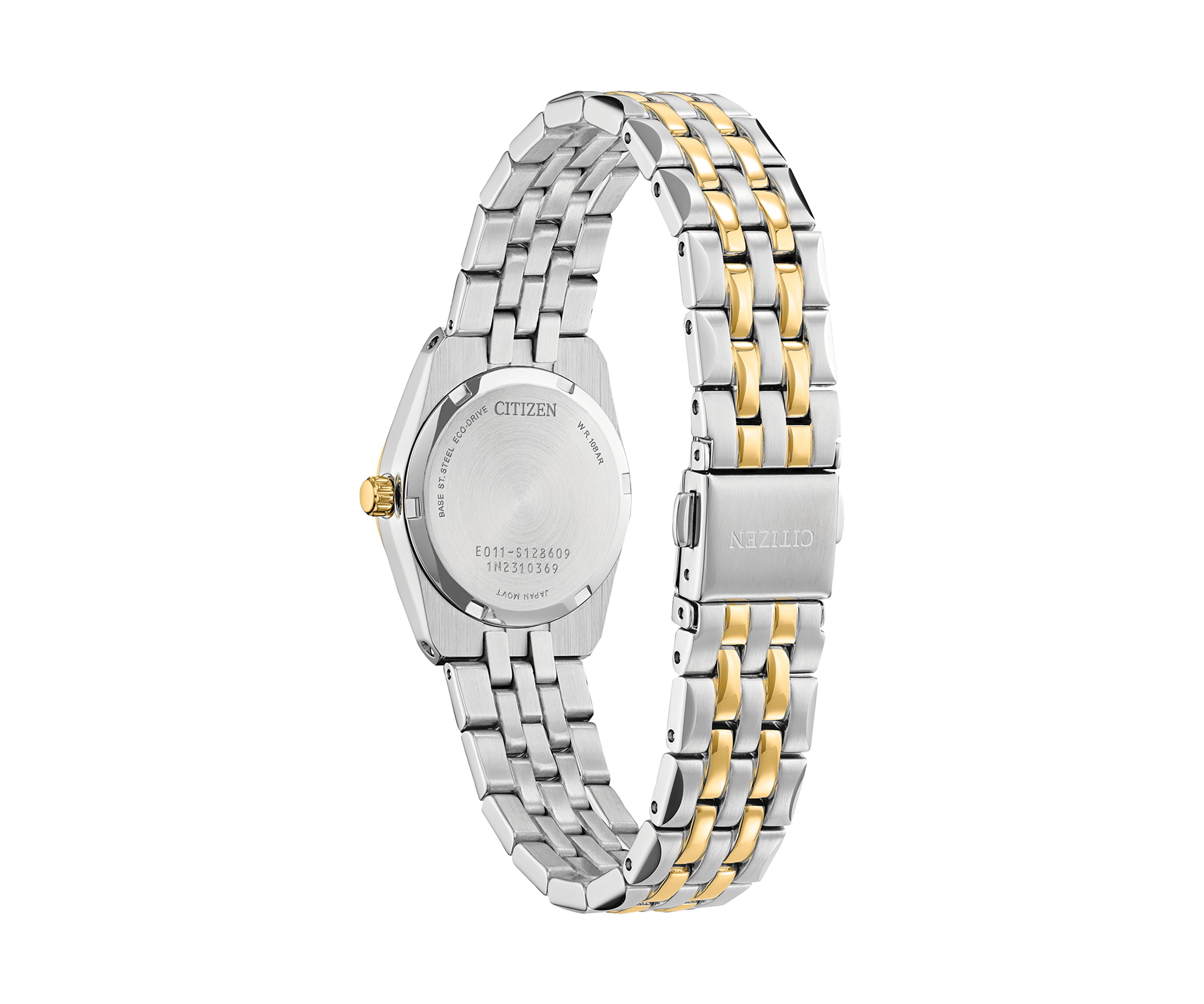 Eco-Drive Womens Corso Two Tone Stainless Steel Bracelet Watch - 28 Millimeter