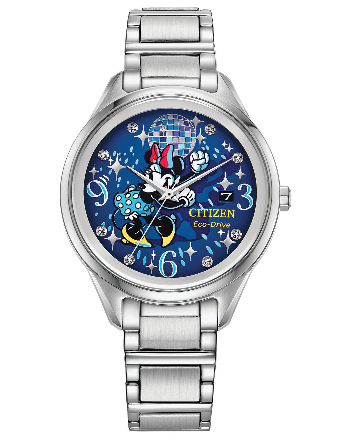 Womens Disney Minnie Mouse Bracelet Watch 37mm