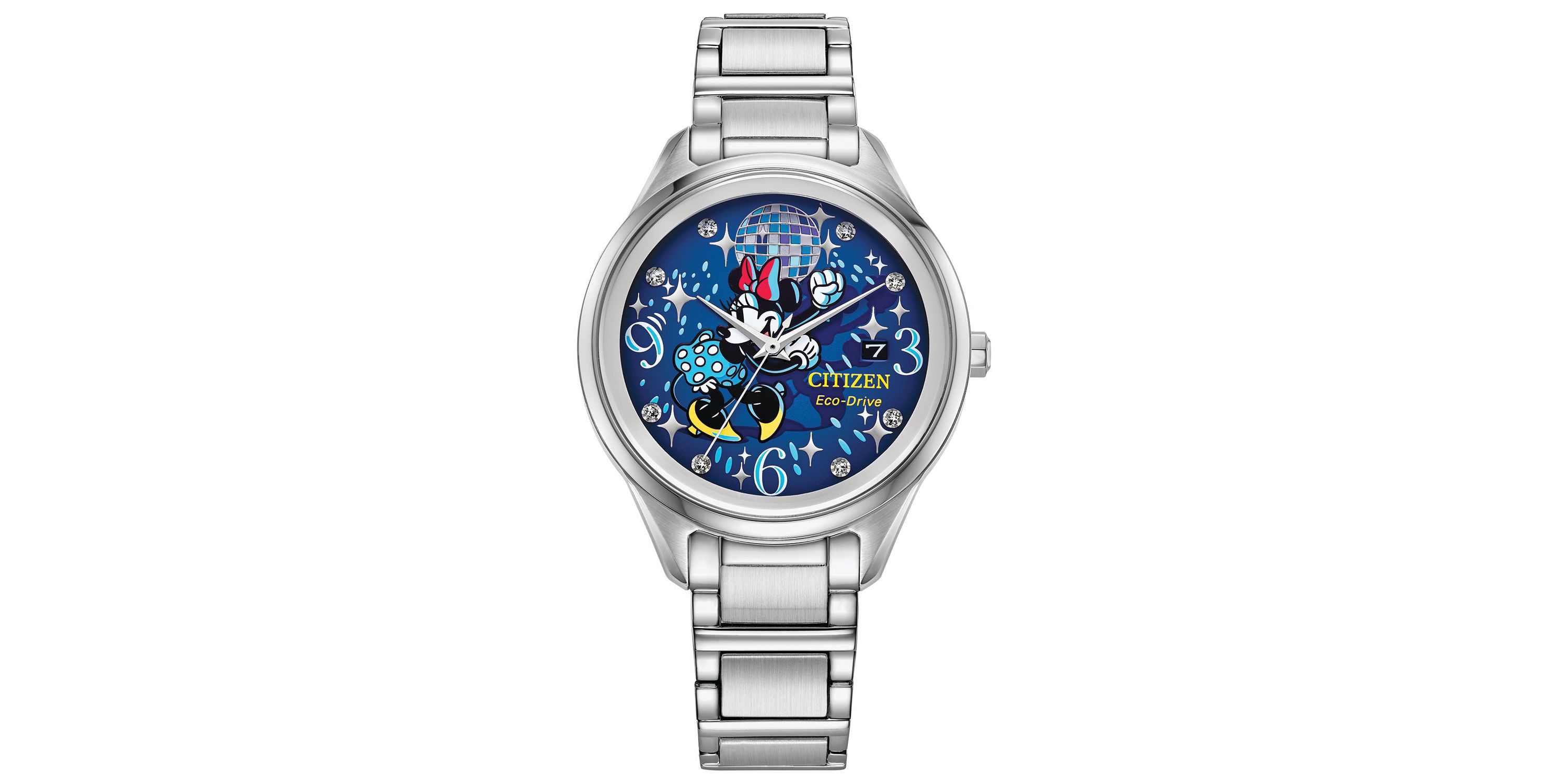 Womens Disney Minnie Mouse Bracelet Watch 37mm
