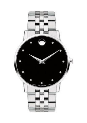 Movado Men's Stainless Steel Museum Classic Bracelet Watch