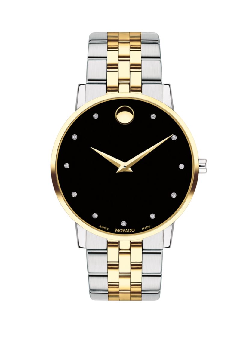 Two-Tone Stainless Steel Museum Classic Bracelet Watch