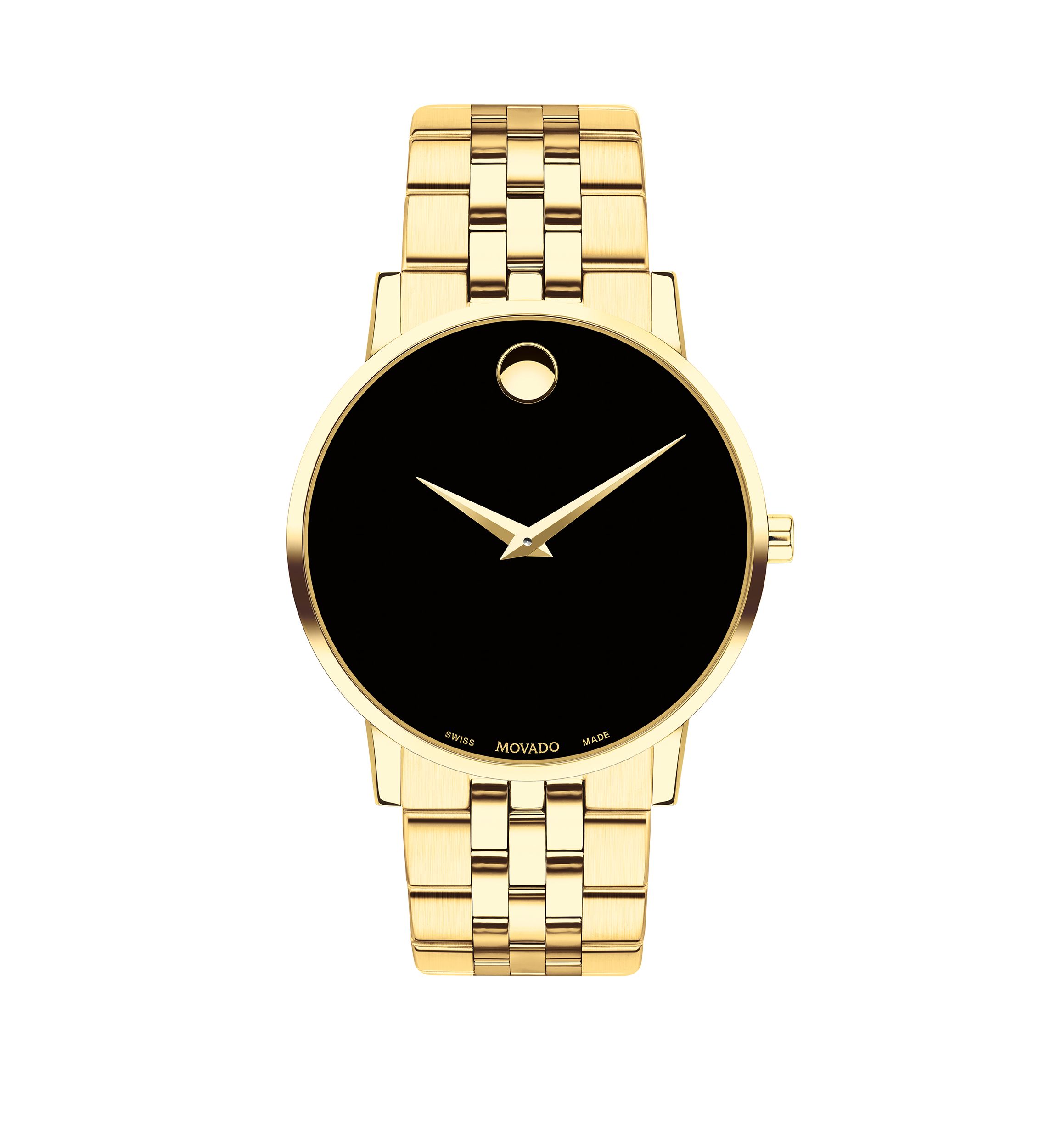 Yellow Gold PVD-Finished Stainless Steel Museum Classic Bracelet Watch