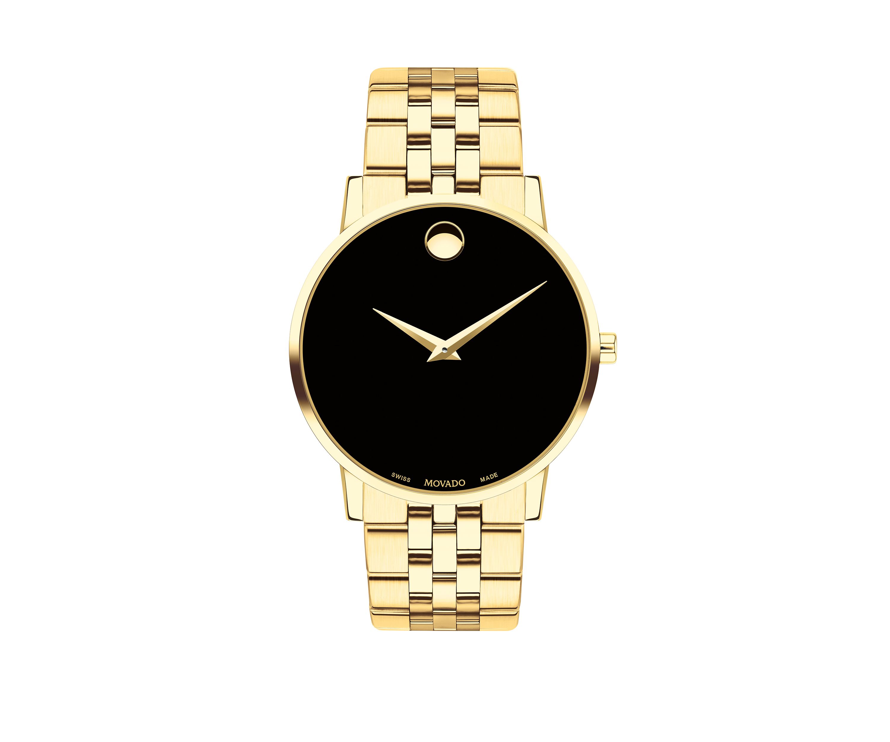 Yellow Gold PVD-Finished Stainless Steel Museum Classic Bracelet Watch