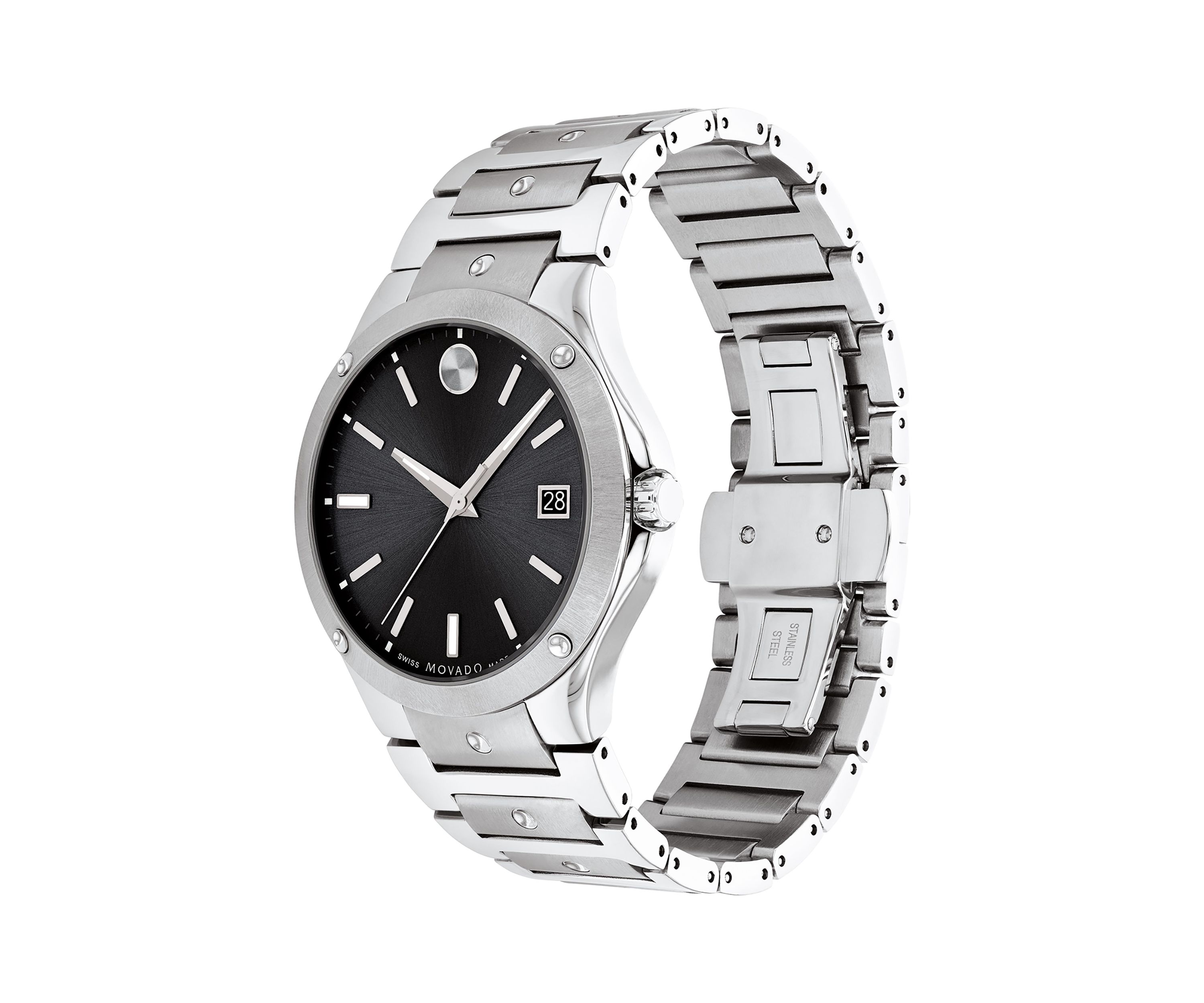 Mens Stainless Steel Bracelet Watch