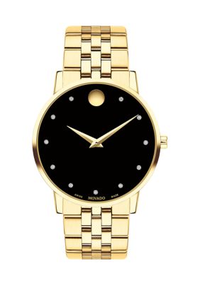 Movado Men's Gold Tone Bracelet Watch