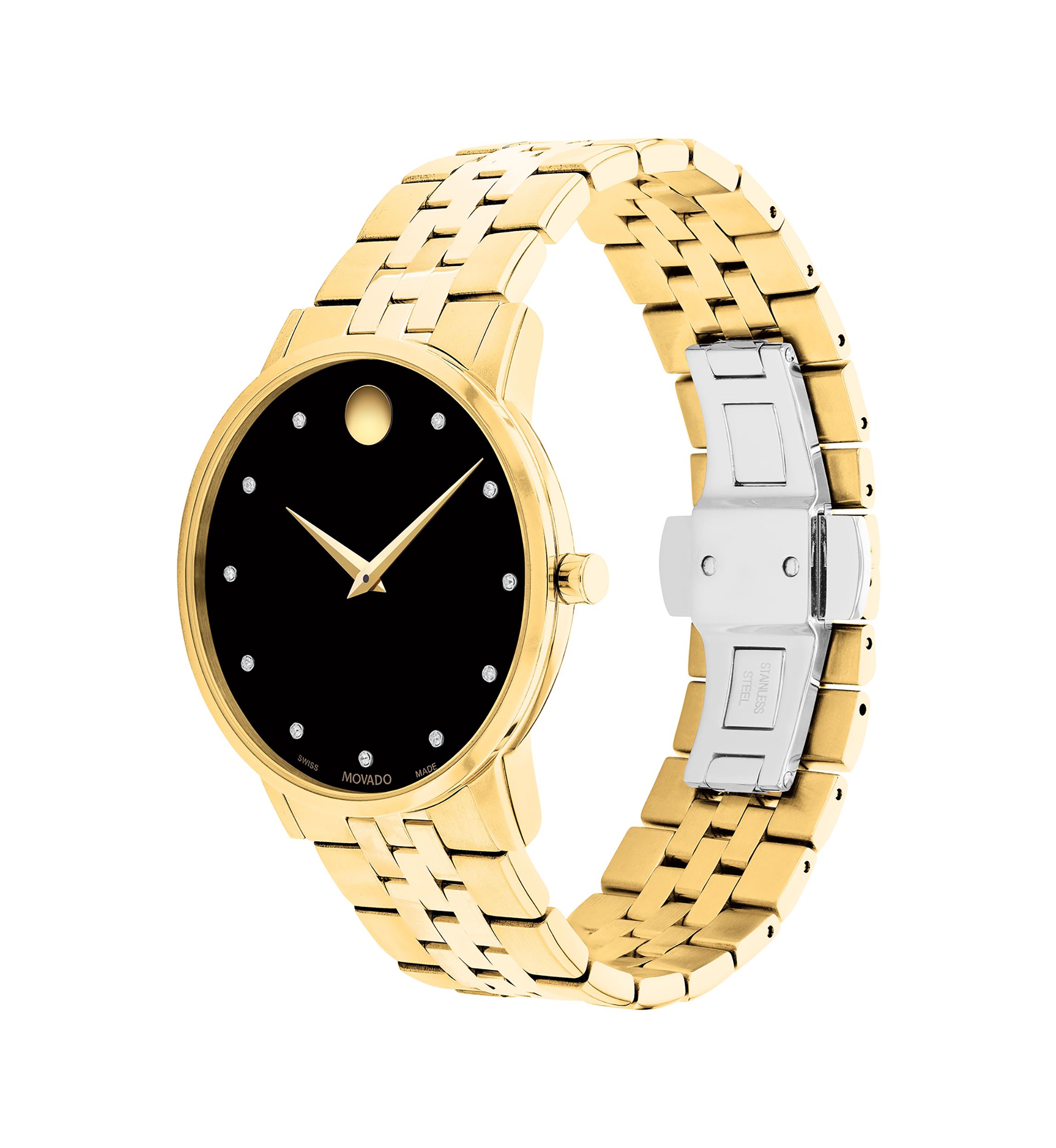 Gold Tone Bracelet Watch
