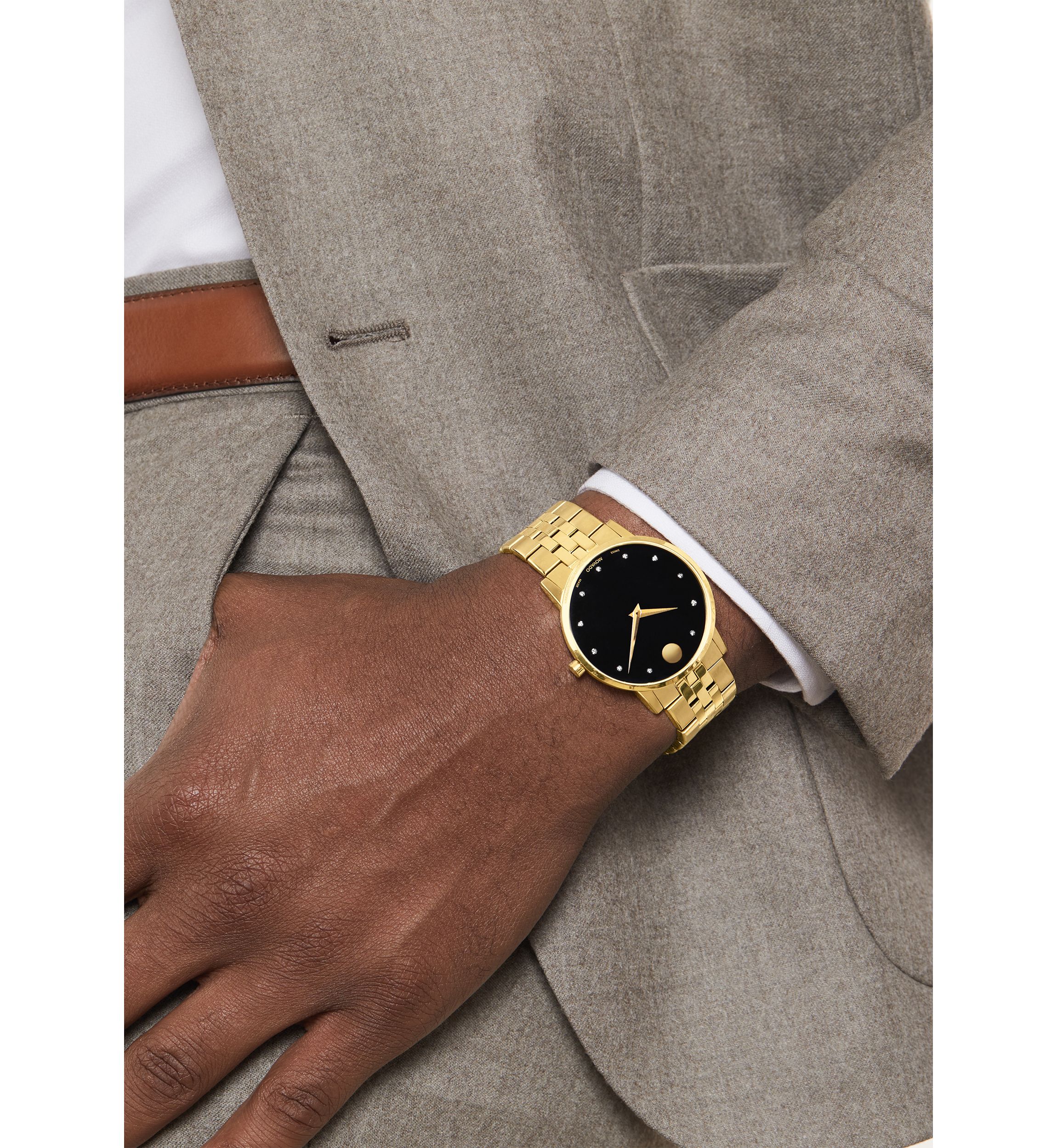 Gold Tone Bracelet Watch