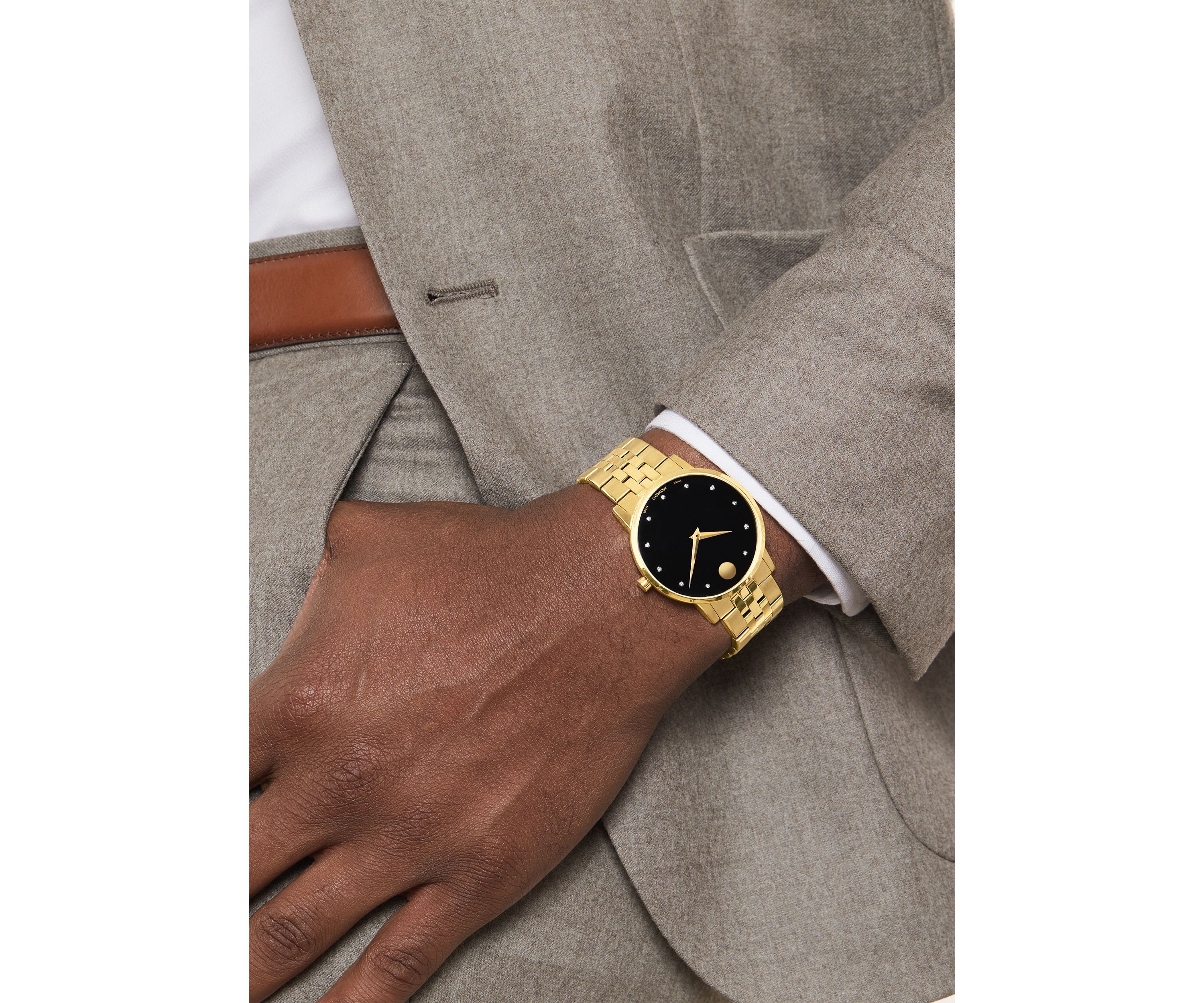 Gold Tone Bracelet Watch