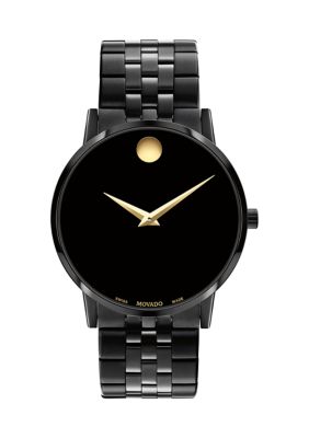 Movado Men's Museum Classic Bracelet Watch, Black -  0885997445993