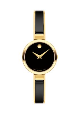 Movado Women's Black Dial Watch