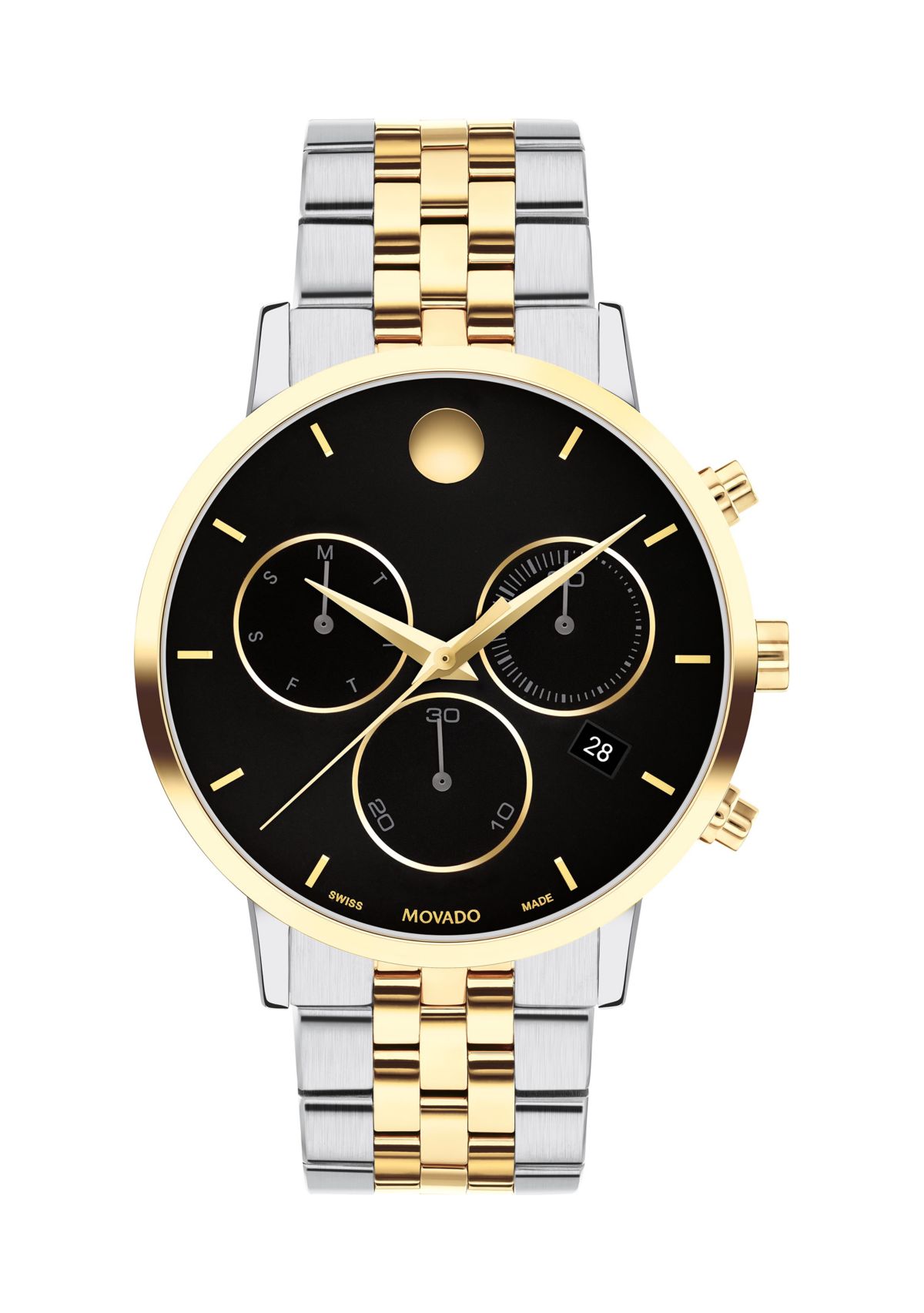 Mens Core Museum Classic Chrono Two Tone Bracelet