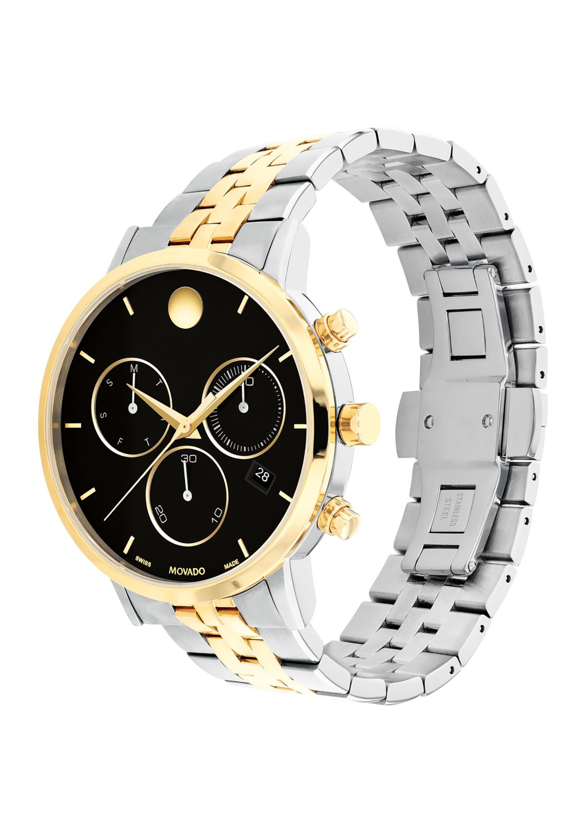 Mens Core Museum Classic Chrono Two Tone Bracelet