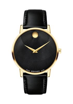 Movado Men's Black Dial Watch