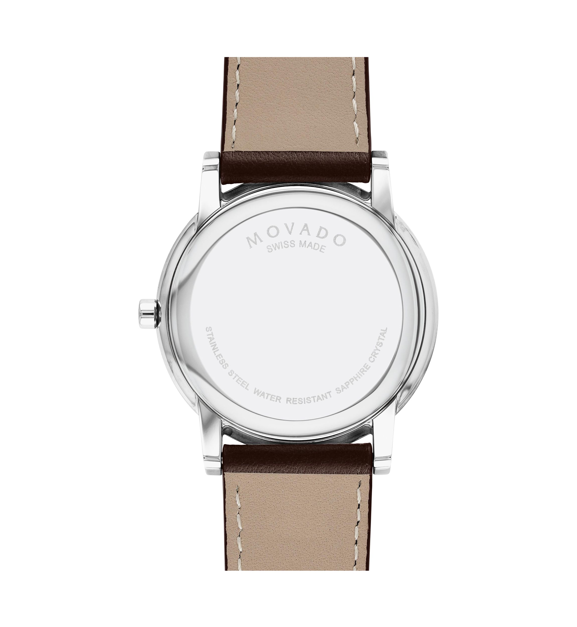 Mens Gold Tone Watch with Silver Dial