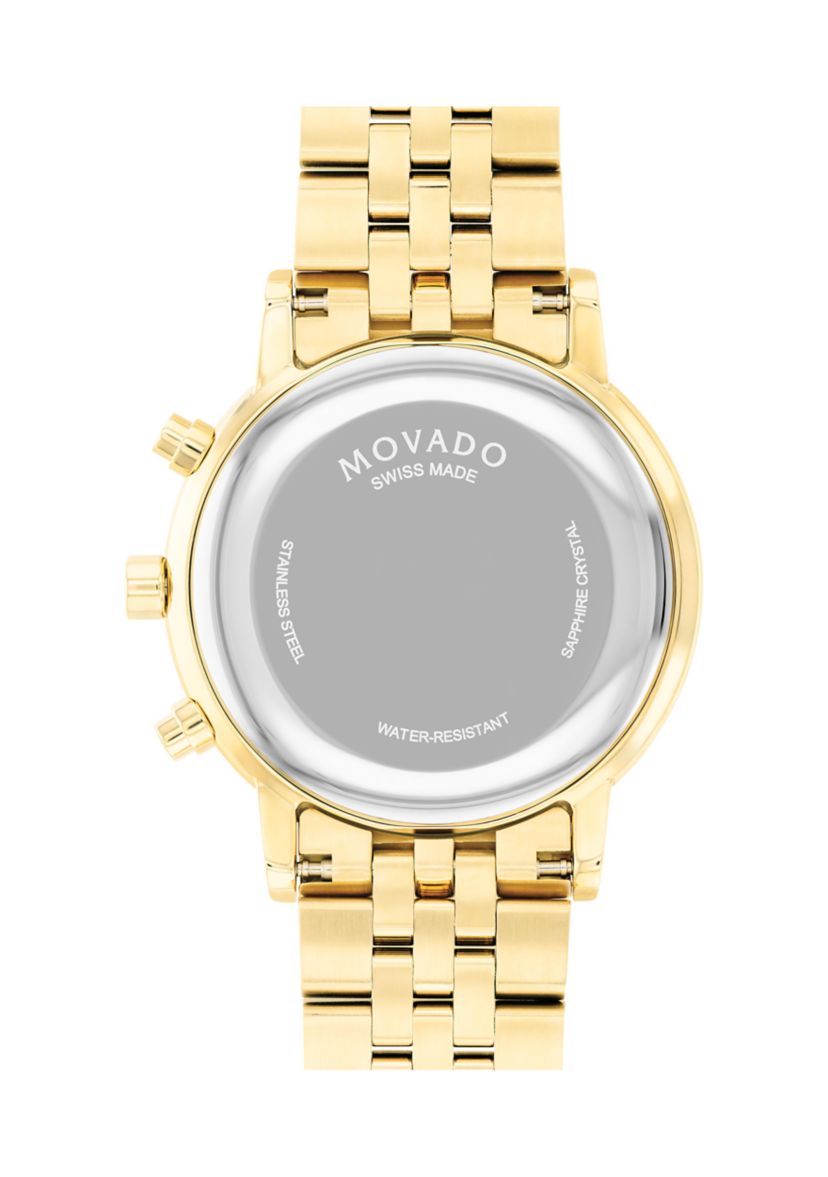 Mens Core Museum Classic Chrono Gold Bracelet