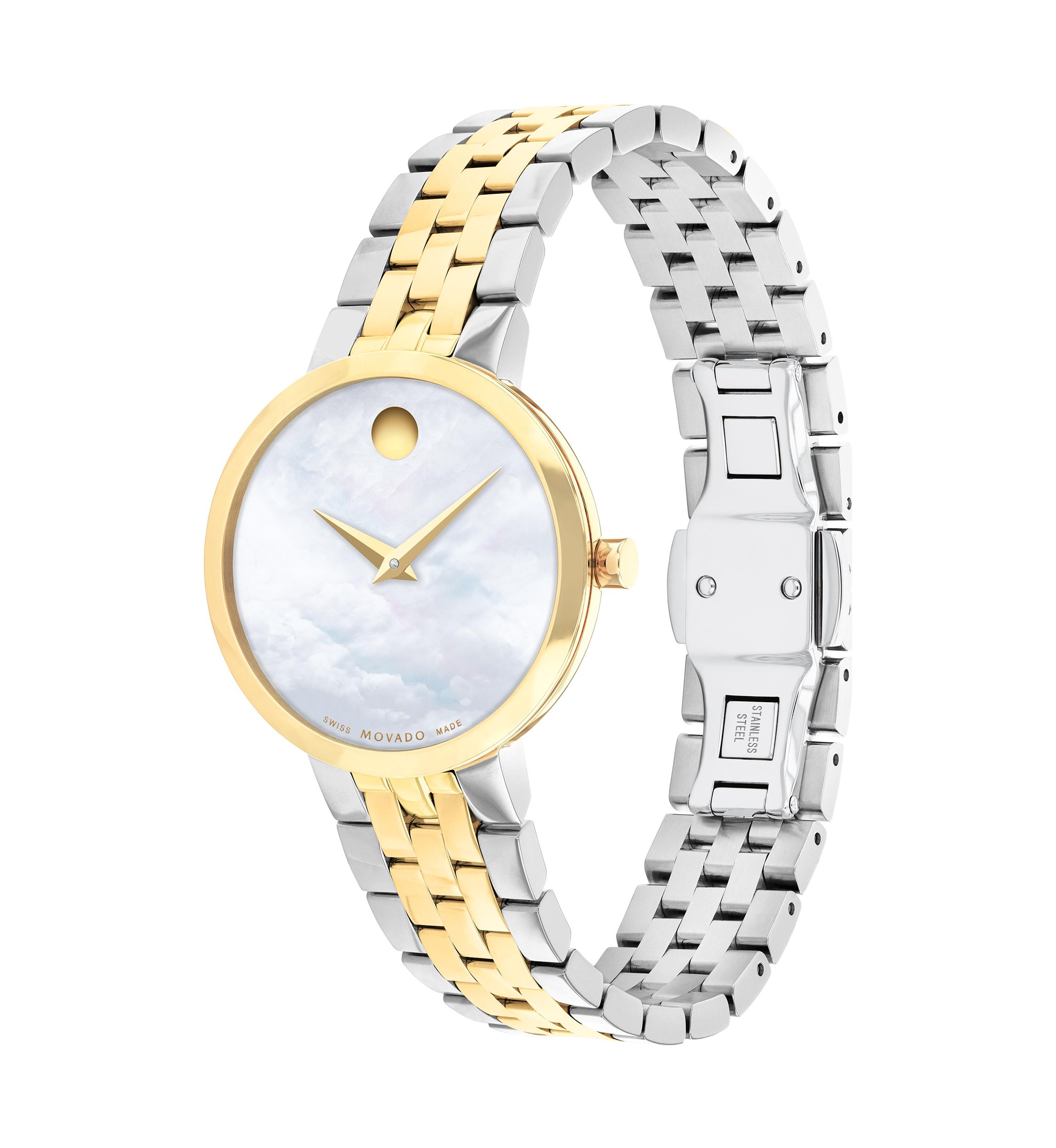 Core Museum Classic Multilink Two Tone Watch 