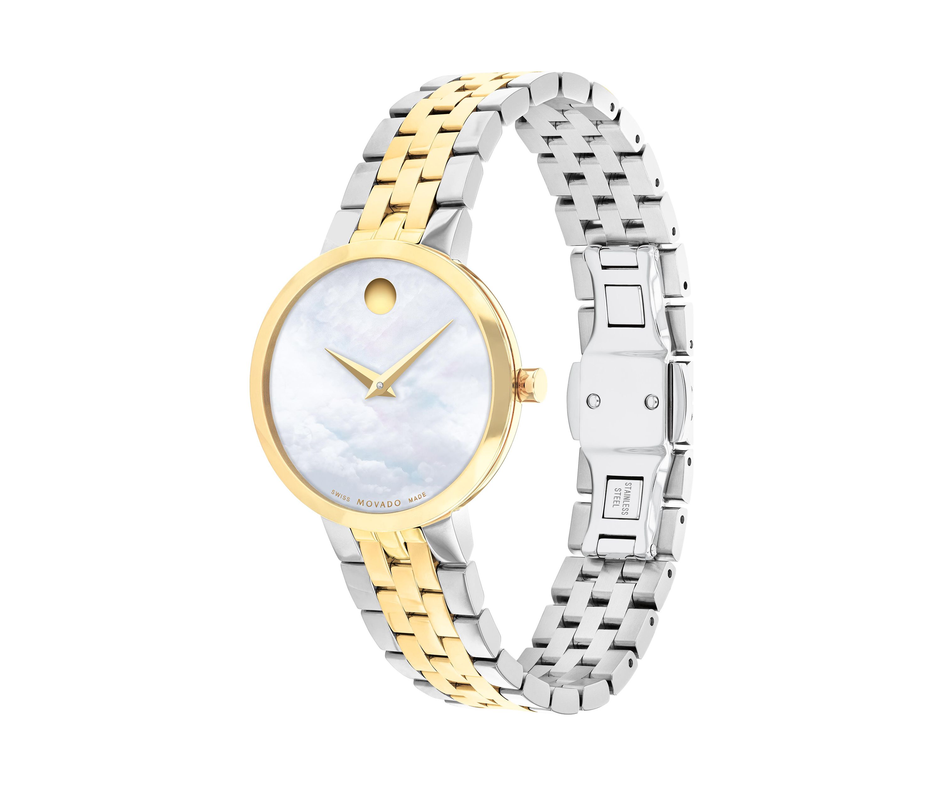 Core Museum Classic Multilink Two Tone Watch 