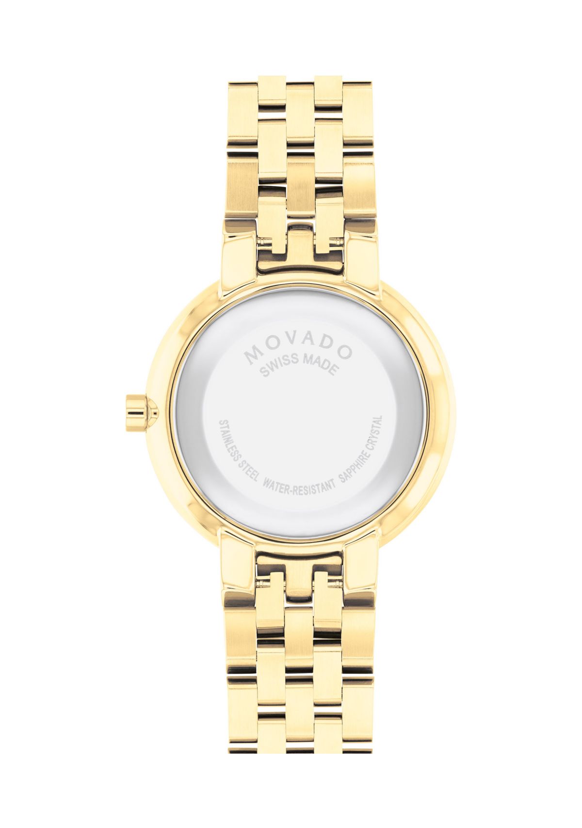 Womens Museum Classic Multi Link Gold Watch