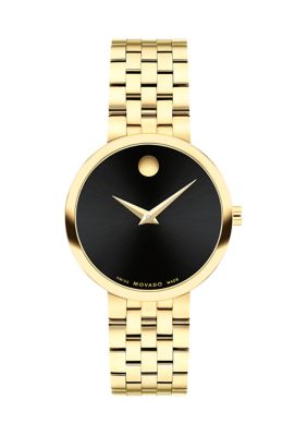 Movado Ladies Museum Classic Watch, Black