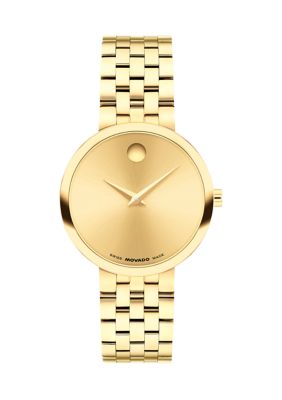 Movado Ladies Museum Classic Watch, Gold