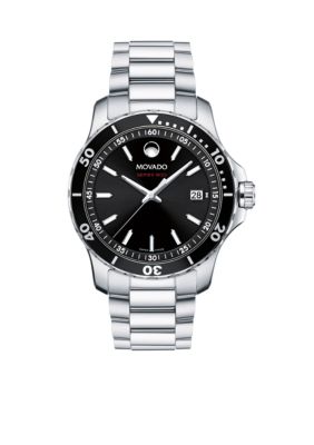 Movado Men's Series 800 Black Dial Watch -  0885997191890