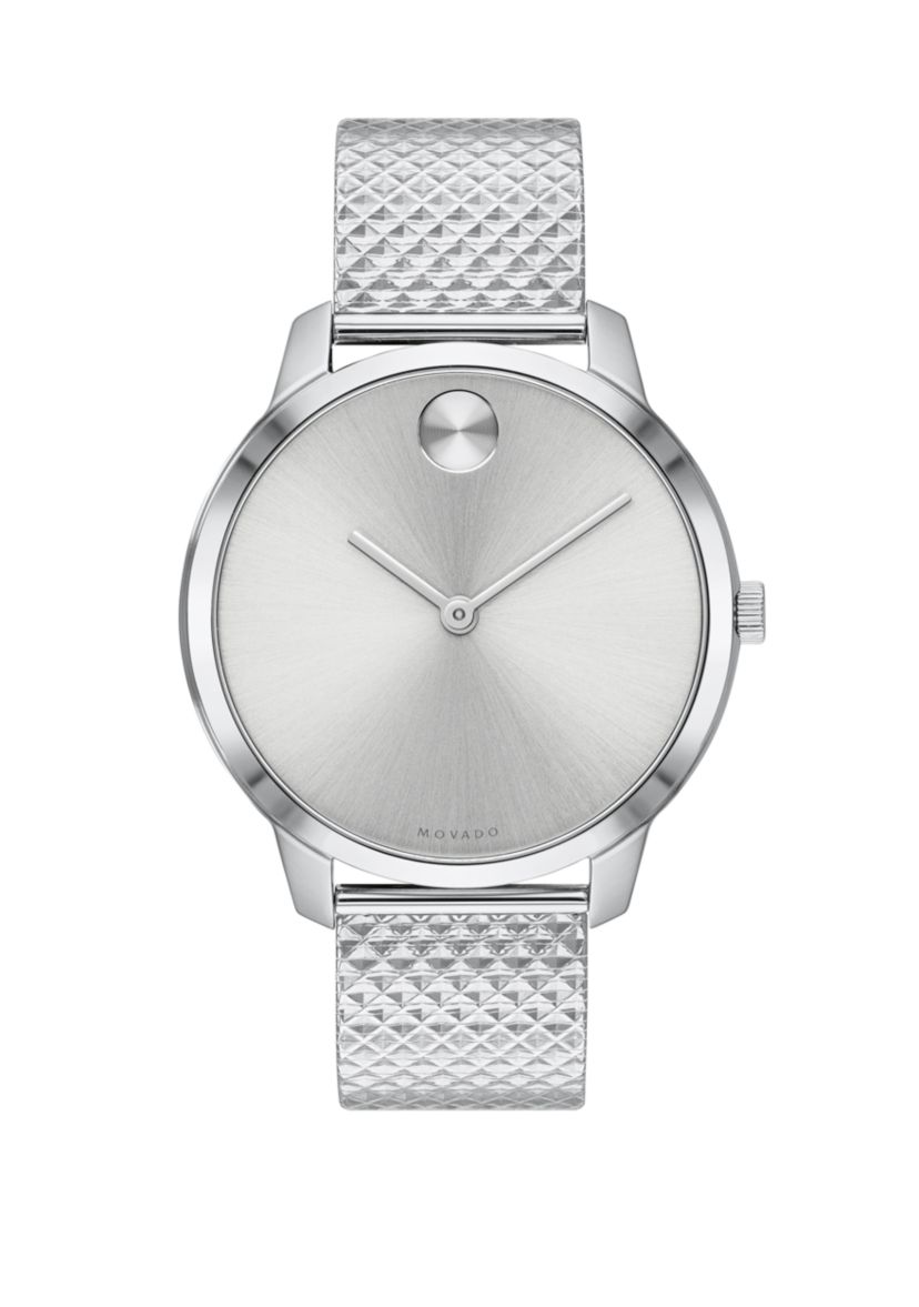 Thin Stainless Steel BOLD Mesh Bracelet Watch